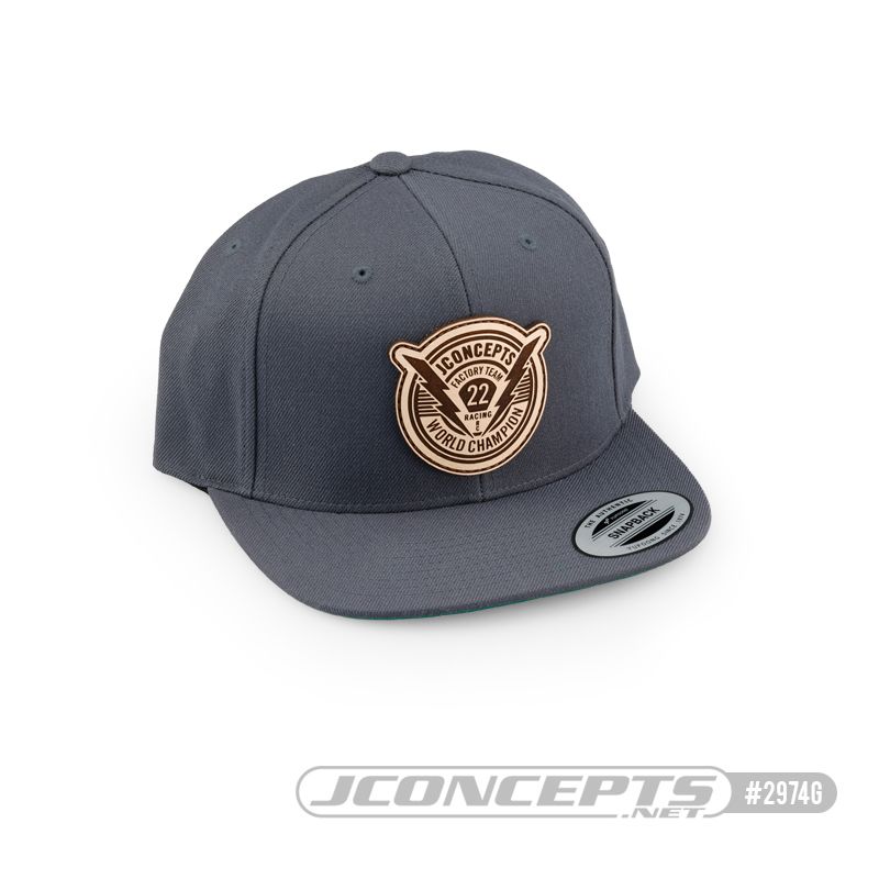 JConcepts - "Forward Pursuit" 2022 Hat (flat bill) â€“ Gray