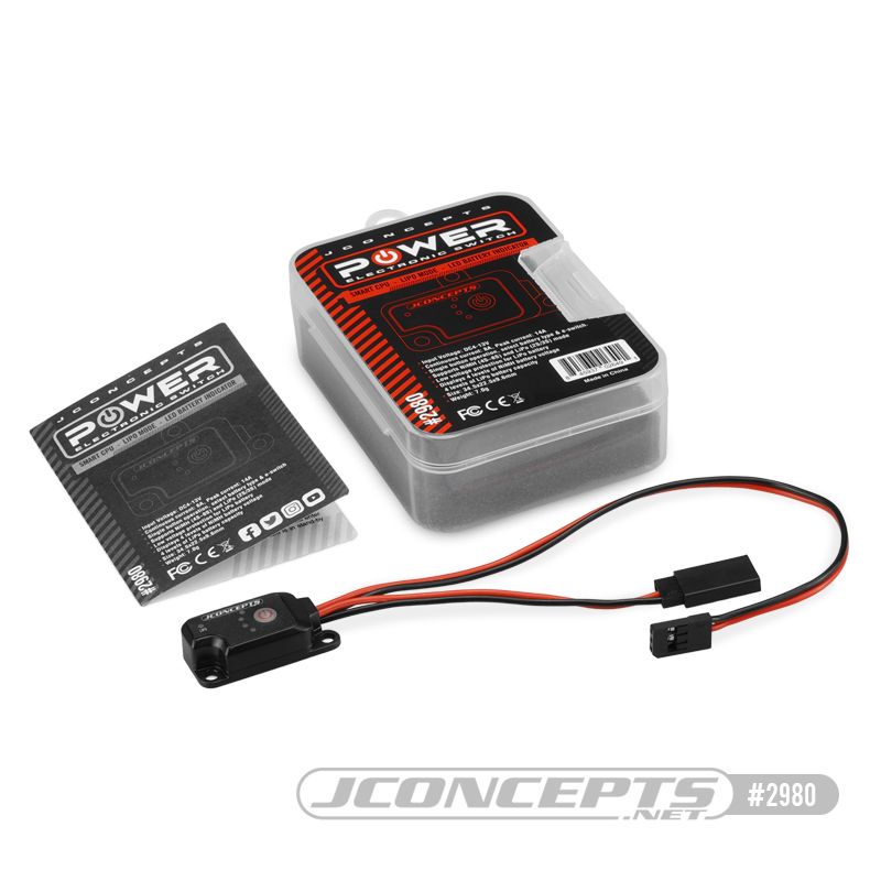 JConcepts - Electronic Power Module, Digital On/Off Switch - Click Image to Close