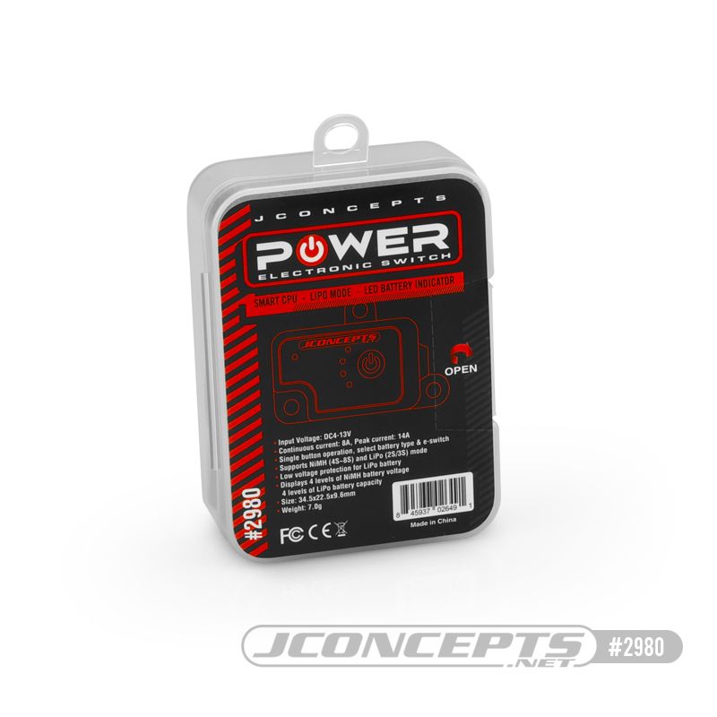 JConcepts - Electronic Power Module, Digital On/Off Switch - Click Image to Close