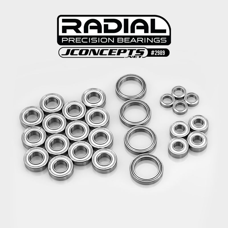 JConcepts Radial NMB Bearing Set - Fits MBX8-R/MBX8 Eco - Click Image to Close