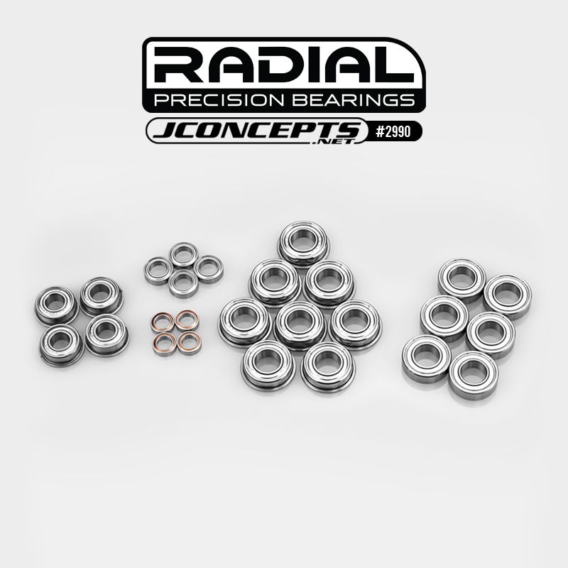 JConcepts Radial NMB Bearing Set - Fits RC8B4/RC8B4E