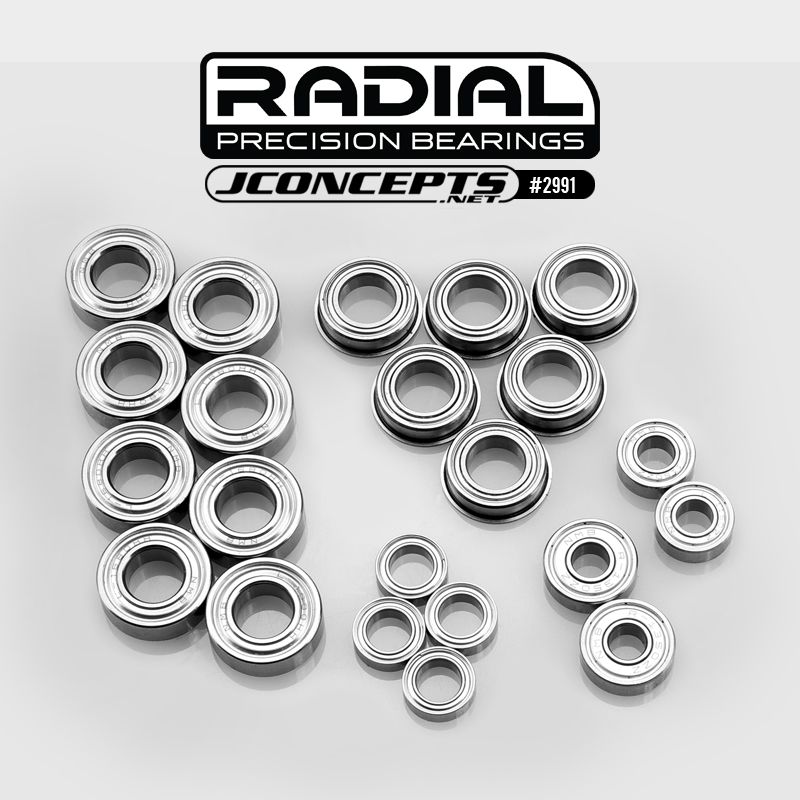 JConcepts Radial NMB Bearing Set, TLR 8ight-X 2.0 - 8ight-XE 2.0