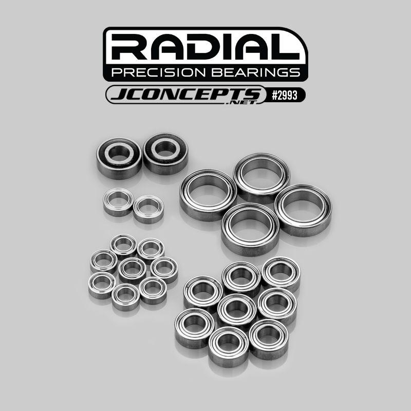 JConcepts Radial Ceramic Bearing Set - Fits B6.4 & B6.4D
