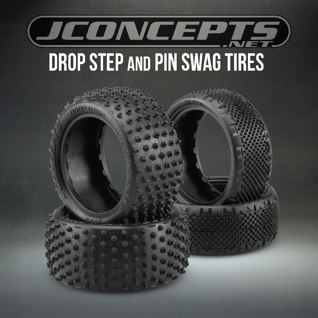 JConcepts 2.2" Drop Step - Pink Compound Fits Buggy Rear Wheel - Click Image to Close