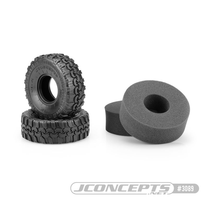 JConcepts Hunk 1.9" Scaler Tire 4.75" OD - Green Compound - Click Image to Close