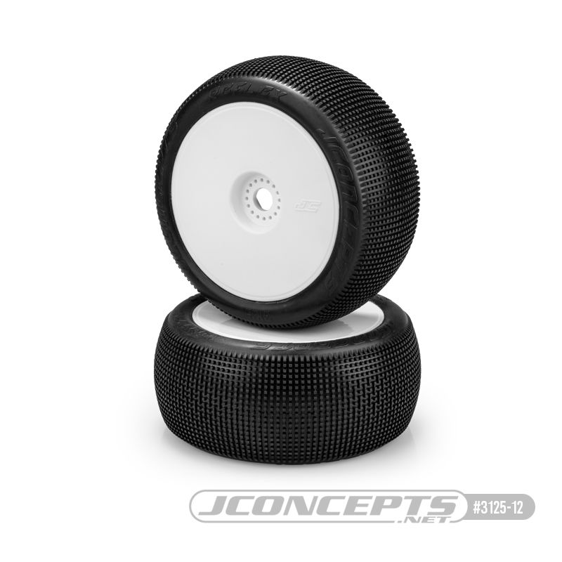 JConcepts Reflex - green compound, pre-mounted on 3369W wheels