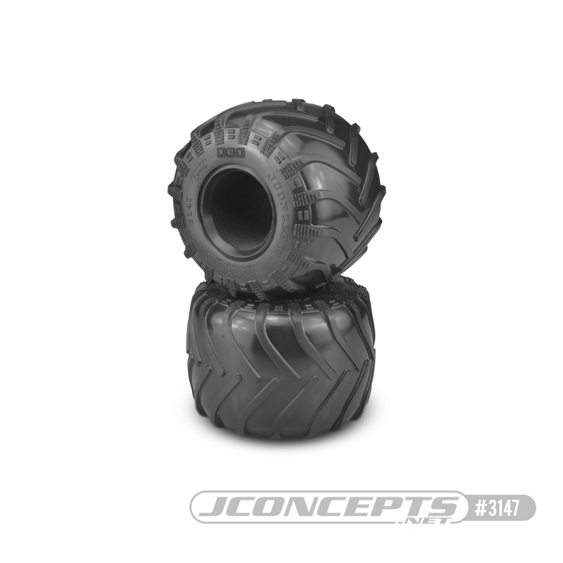 JConcepts Tire - Monster Truck tire - blue compound Fits - #3377 - Click Image to Close