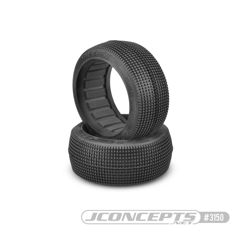 JConcepts Blockers - blue compound (Fits - 83mm 1/8th buggy wheel)