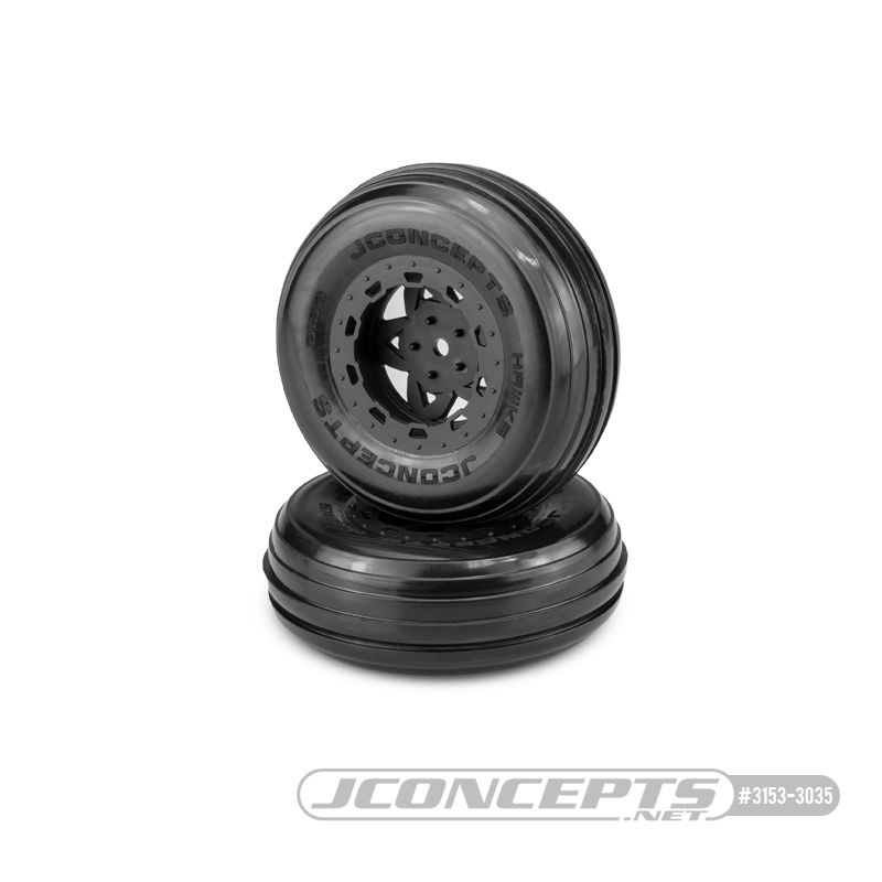 JConcepts Hawk - yellow compound - Tremor wheel, pre-mounted - Click Image to Close