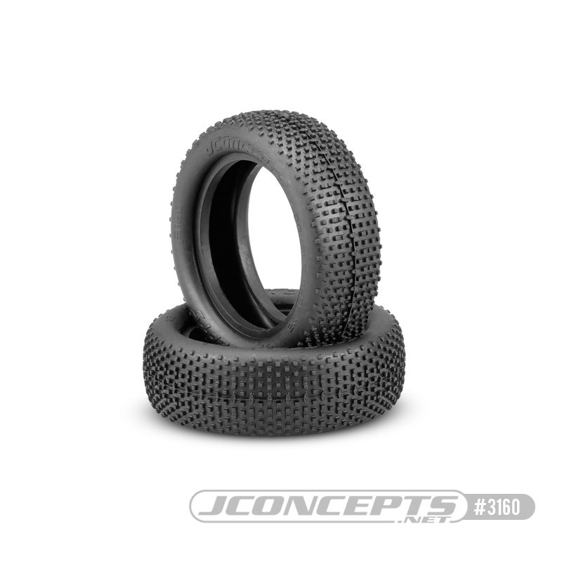 JConcepts Double Dees V2 - Green Compound - 2.2" 2WD Buggy Front - Click Image to Close