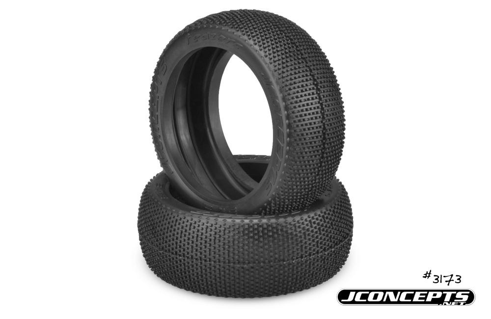 JConcepts Teazers - blue compound (fits 83mm 1/8th buggy wheel)