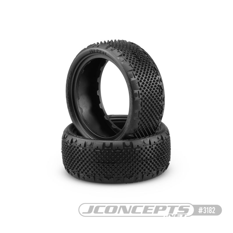 JConcepts Pin Swag 4WD Front - Pink Compound - Pre-Mounted On 3353Y Wheels