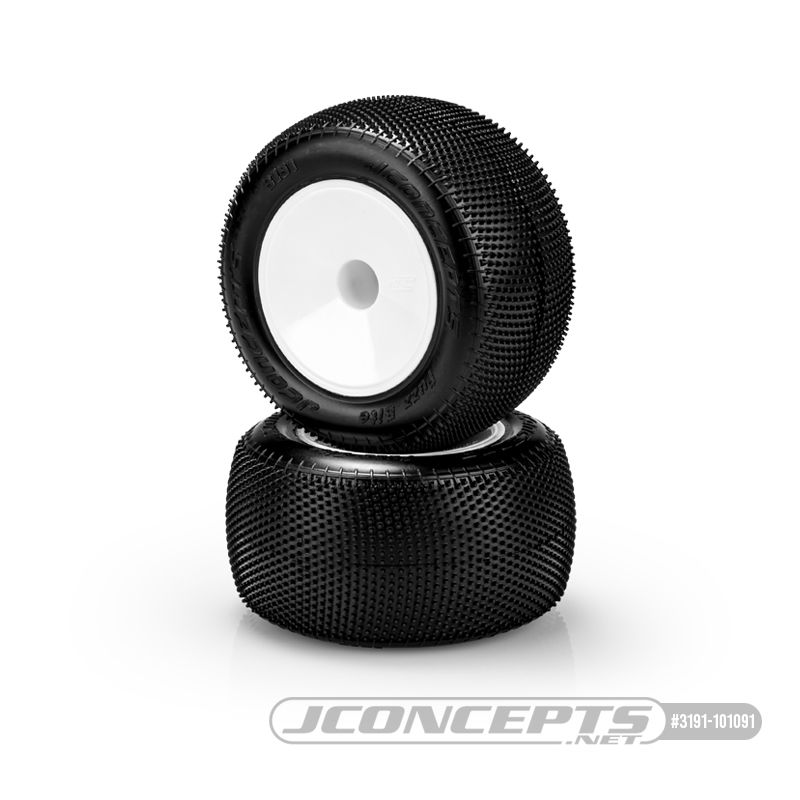 JConcepts 2.2" Fuzz Bite Stadium Truck Pre-Mounts - 3354W Wheels