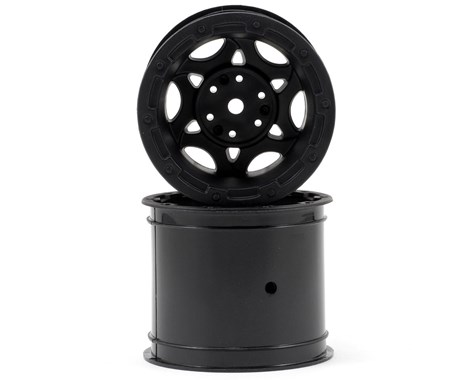 JConcepts Tense - Rustler / Stampede (Electric) rear wheel - (black w/ cap) - 2pc.