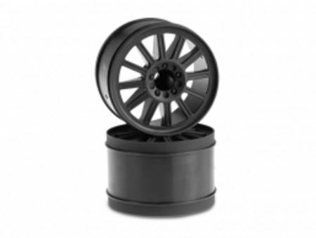 JConcepts Rulux 2.8" Black Wheel (2) - Click Image to Close