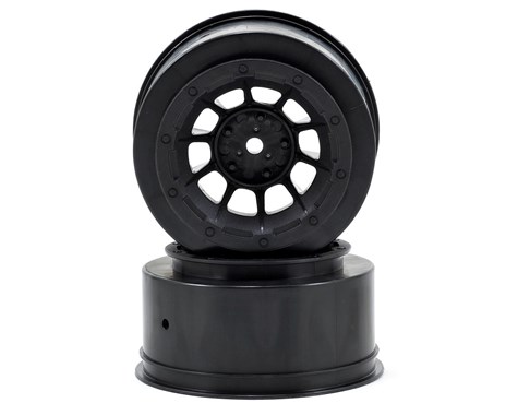 JConcepts Hazard - Slash front wheel - (black) - 2pc. - Click Image to Close