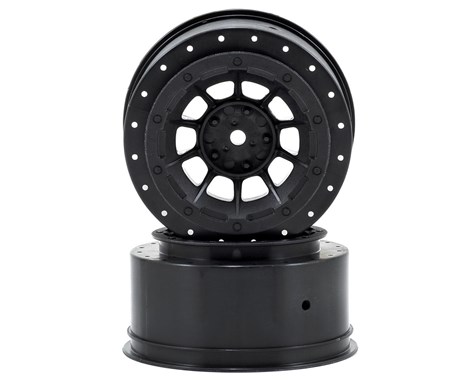 JConcepts Hazard - Slash rear, Slash 4x4 F&R wheel (black) (2)