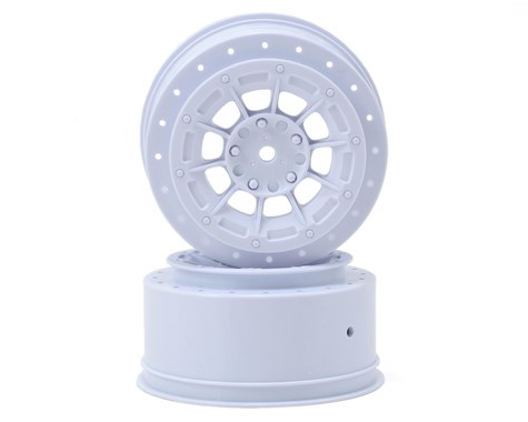 JConcepts Hazard - Losi Ten SCT-E, Ten SCT-Nitro and 22 SCT wheel - white - 2pc.