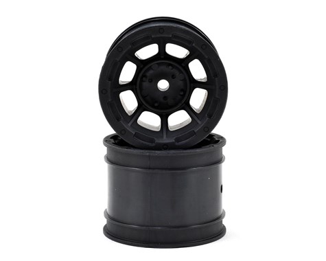 JConcepts Hazard - 1.7" RC10 r whl - black (1/4" original axle)