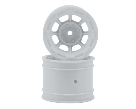 JConcepts Hazard - 1.7" RC10 r whl - white (1/4" original axle)