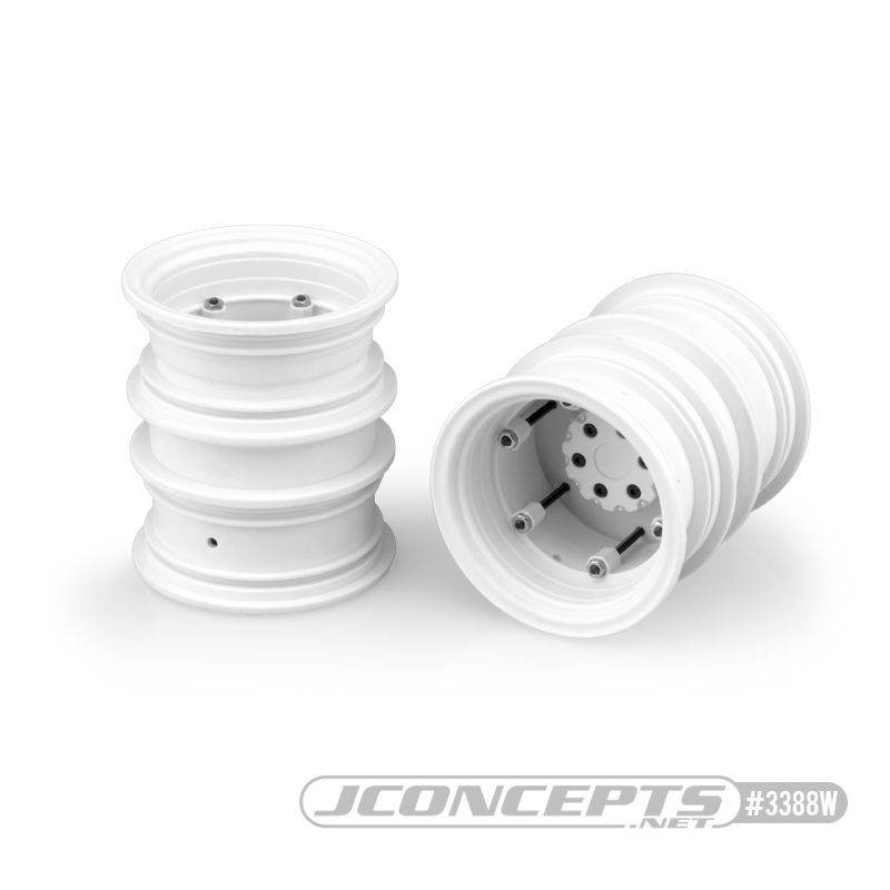 JConcepts Krimson Dually - 2.6" dual truck wheels w/ adaptors, - Click Image to Close