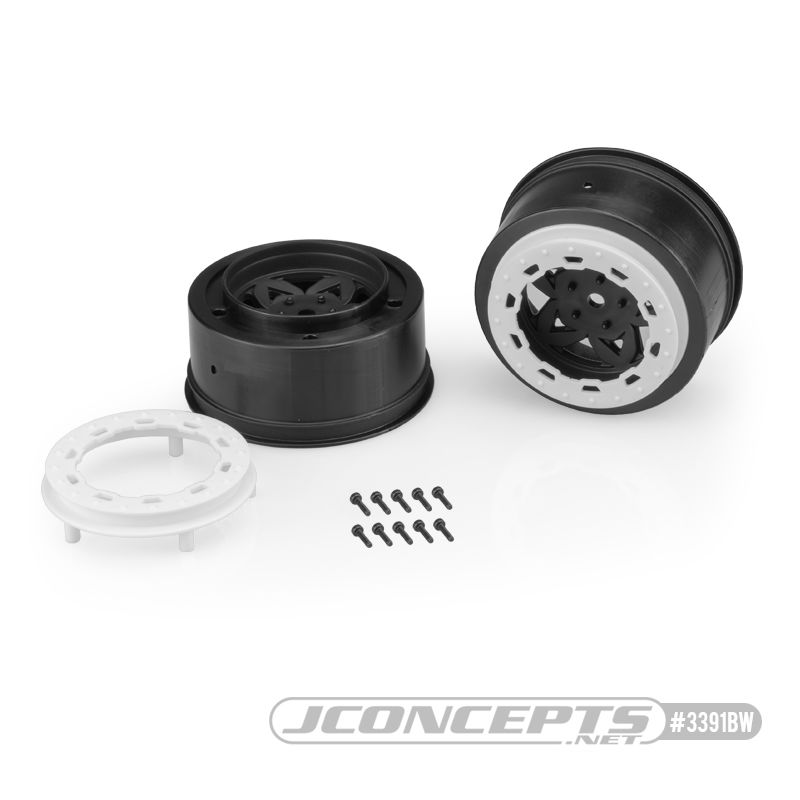 JConcepts Tremor, Slash rear, Slash 4x4 F&R wheel - black wheel