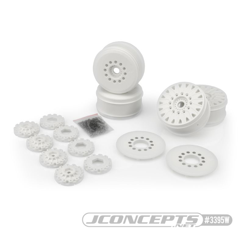 JConcepts Cheetah 83mm speed-run wheel - white