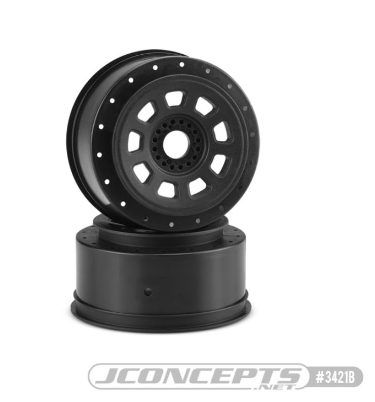 JConcepts 9-Shot 17mm Hex SCT Tire - Black (2)