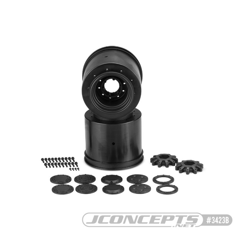 JConcepts - Aggressor 2.6 x 3.8" 17mm Hex Monster Truck Wheel - Click Image to Close