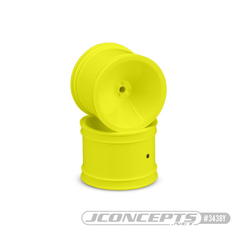 JConcepts Mono - 1.7" RC10 Rear Wheel, Yellow