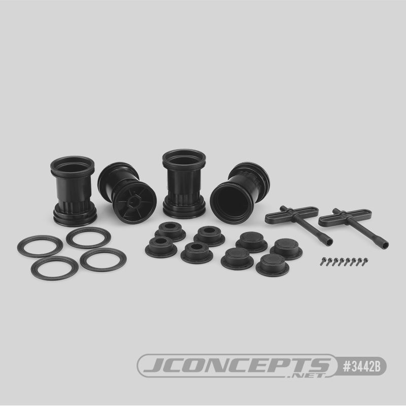 JConcepts Tribute - 1/24th Mini Monster Truck Wheel (Black)