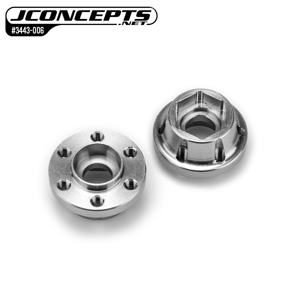 JConcepts 12mm crawler hex adaptor, 2pc - 6.5mm