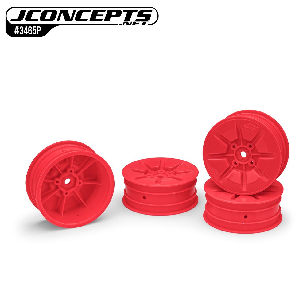 JConcepts Pioneer - 2.2" 2wd buggy front wheel (pink) - 4pc