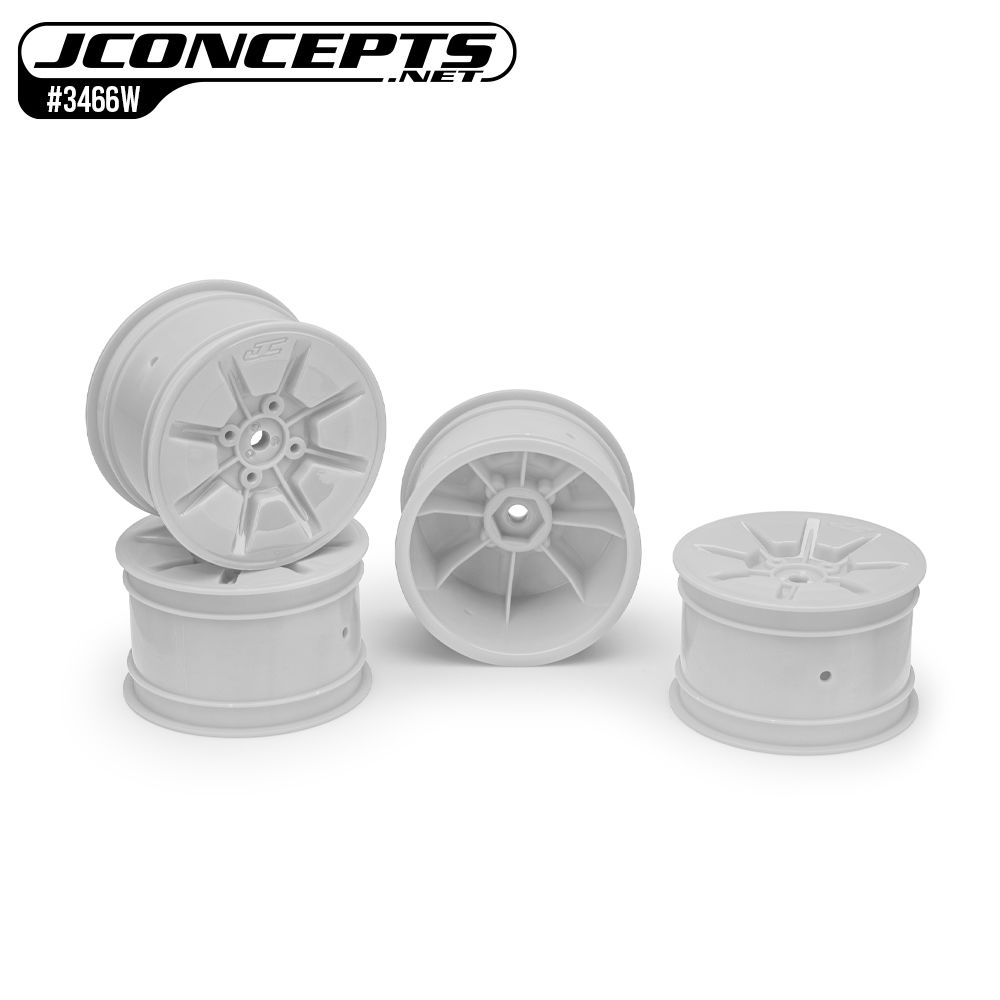 JConcepts Pioneer - 2.2" buggy rear wheel (white) - 4pc