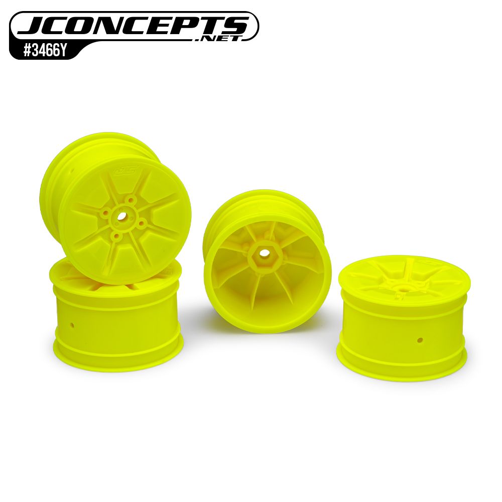 JConcepts Pioneer - 2.2" buggy rear wheel (yellow) - 4pc