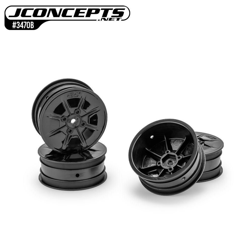 JConcepts Pioneer - 2.2" 4wd front wheel, stealth black - 4pc