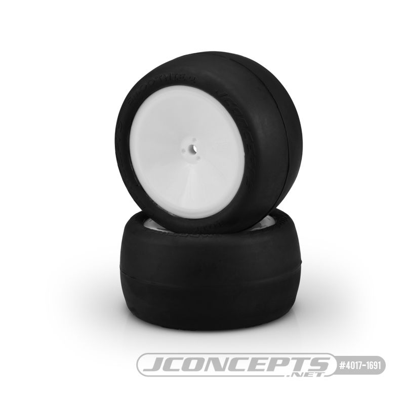 Jconcepts Smoothie 2 Silver Compound Pre-Mounted on 3348W Wheels