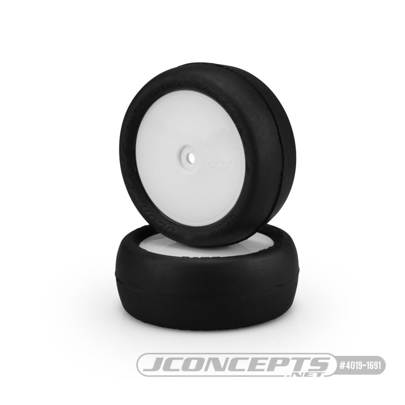 Jconcepts Smoothie 2 - Silver Compound - Pre-Mounted on 3353W 4wd front wheel