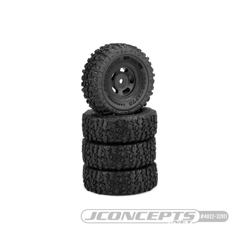 JConcepts Landmines - Green Compound - Pre-Mounted, Black