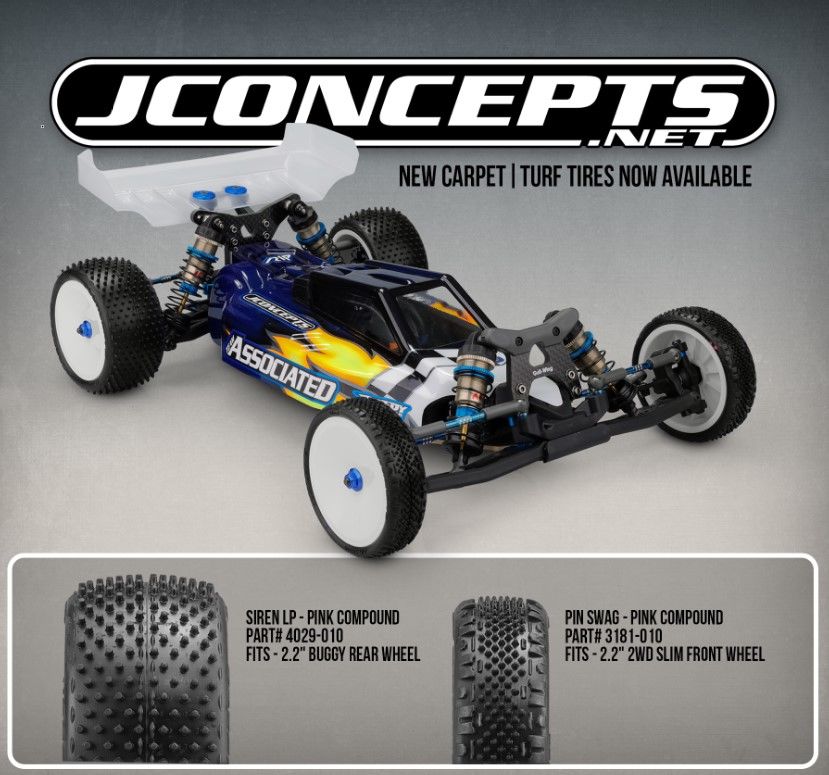 JConcepts Siren LP - Pink Compound (Fits 2.2" Buggy Rear Wheel) - Click Image to Close