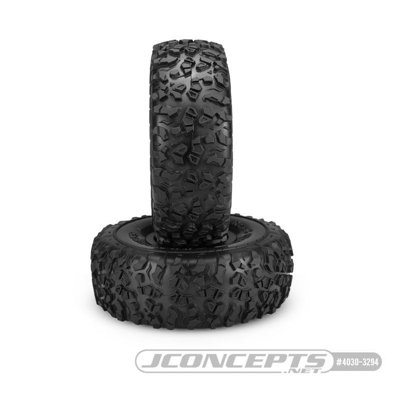JConcepts Landmines - SCX6 Tire, Green Compound - Pre-Mounted - Click Image to Close