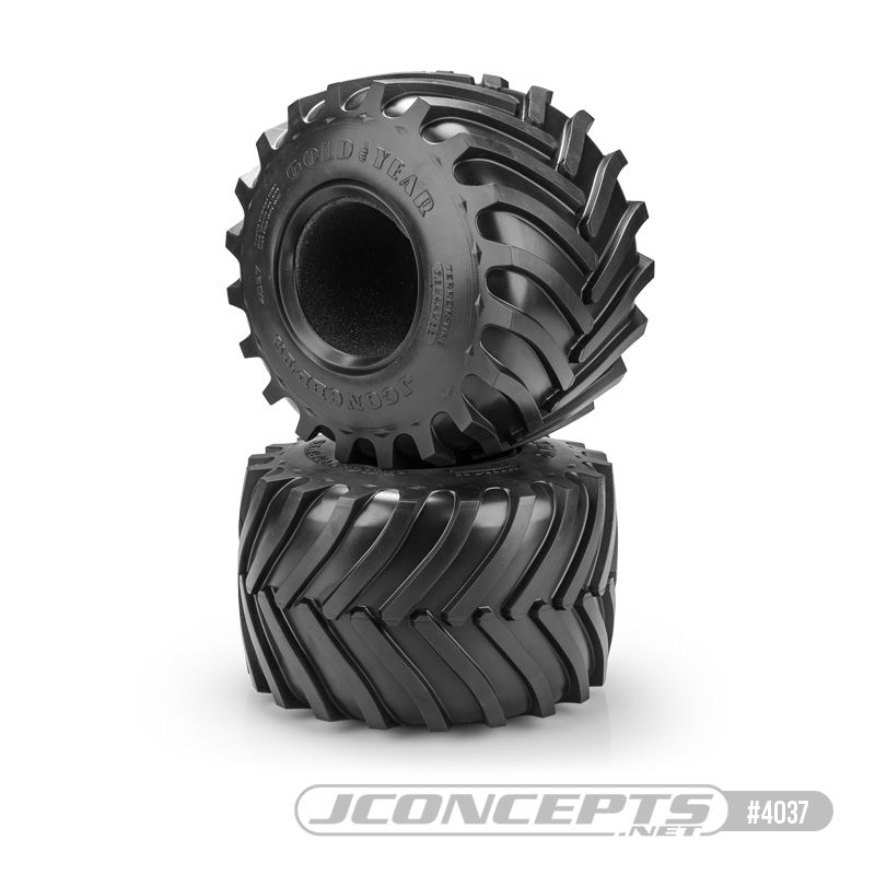 JConcepts - Golden 73's - Monster Truck tire - blue compound (Fits - #3439 3.2 x 3.6