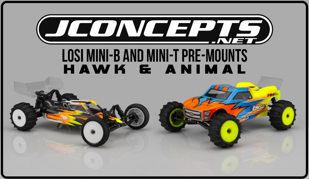JConcepts Hawk - Green Compound - Pre-Mounted, White Wheels - Click Image to Close