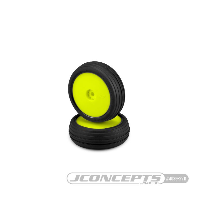 JConcepts Hawk - Green Compound - Pre-Mounted, Yellow Wheels