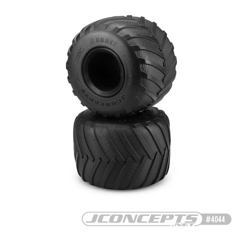 JConcepts Firestorm Runner - Monster Truck Tire, Blue Compound