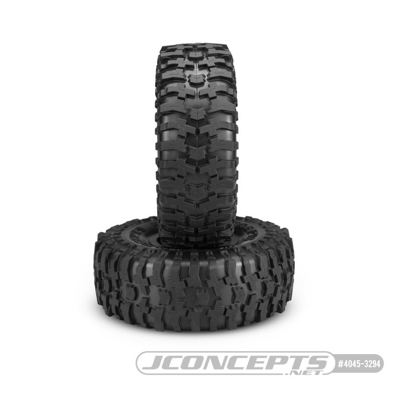 JConcepts 2.9" Tusk - SCX6 Tire, Green Compound - Pre-Mounted