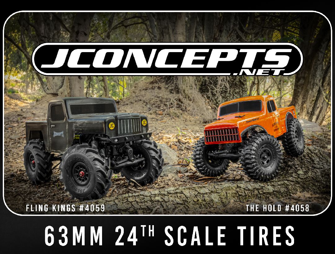 JConcepts 1.0" The Hold - Green Compound (SCX24 Wheel) - 2.48" O - Click Image to Close