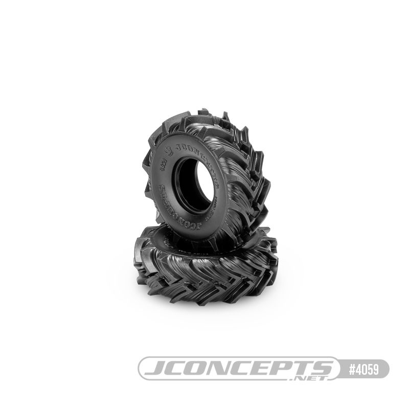 JConcepts 1.0" Fling Kings -Green Compound (SCX24 Wheel)-2.48"OD - Click Image to Close