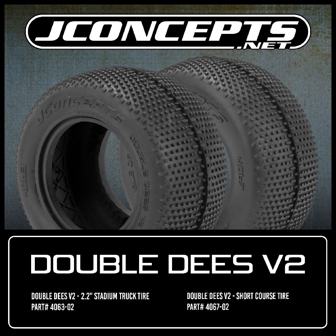 JConcepts Double Dees V2 - green (SCT 3.0" x 2.2" wheel)