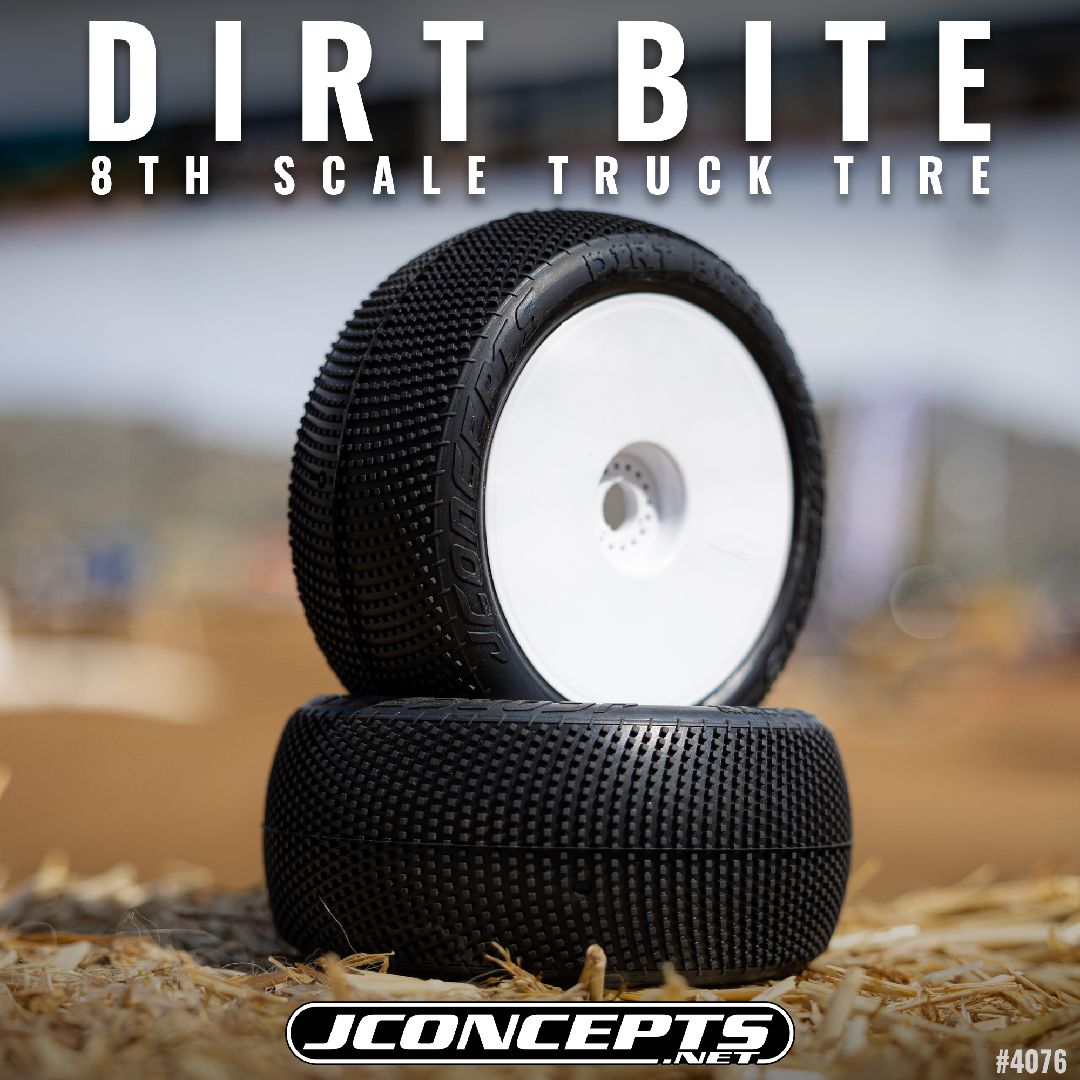 JConcepts Dirt Bite - green compound (4" 1/8th truck wheel)